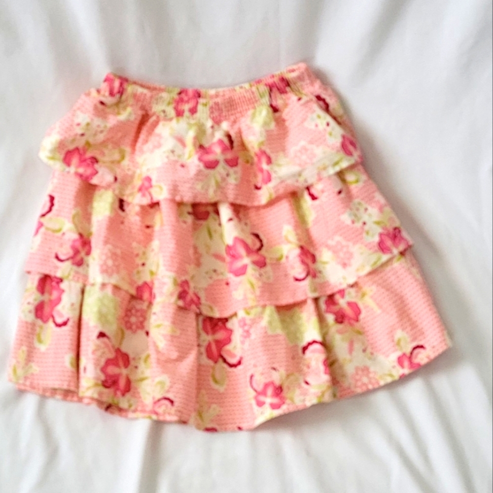 Floral Ruffle skirt size 6